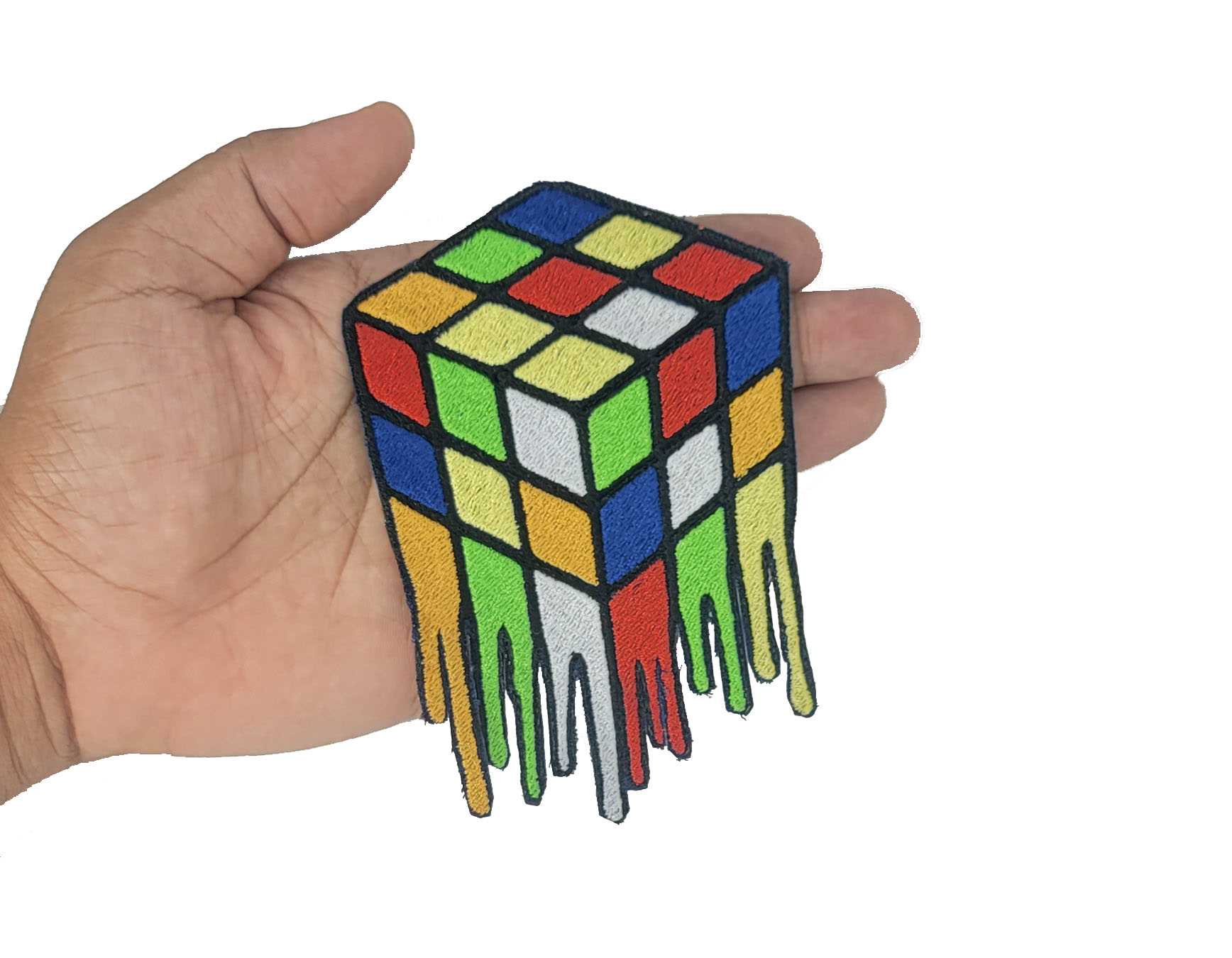 Rubik's Cube Embroidered Patch